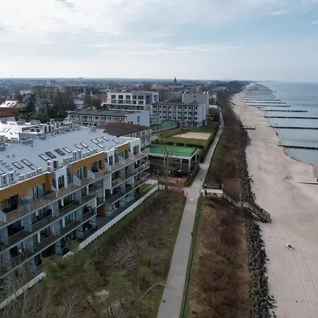 Apartment Okrzei Z Bezposrednim Widokiem Na Morze- Nadmorski Luksus Ustronie Morskie