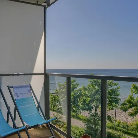 Okrzei Z Bezposrednim Widokiem Na Morze- Nadmorski Luksus Apartment *