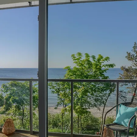 Okrzei Z Bezposrednim Widokiem Na Morze- Nadmorski Luksus Apartment Ustronie Morskie