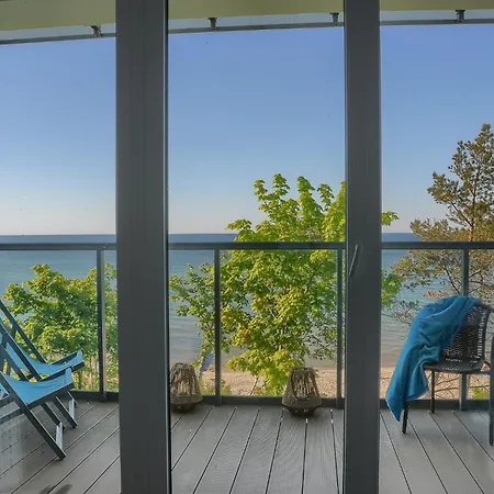 Okrzei Z Bezposrednim Widokiem Na Morze- Nadmorski Luksus Apartment