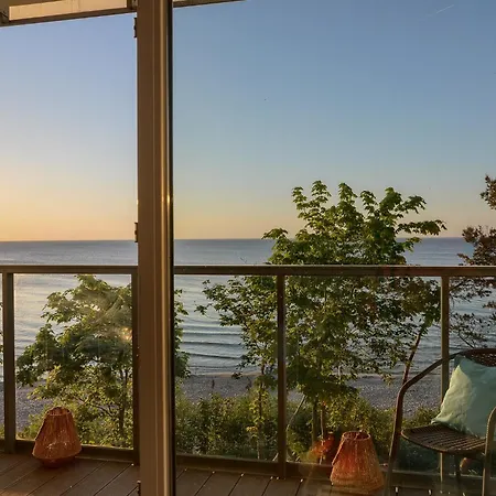 Apartment Okrzei Z Bezposrednim Widokiem Na Morze- Nadmorski Luksus