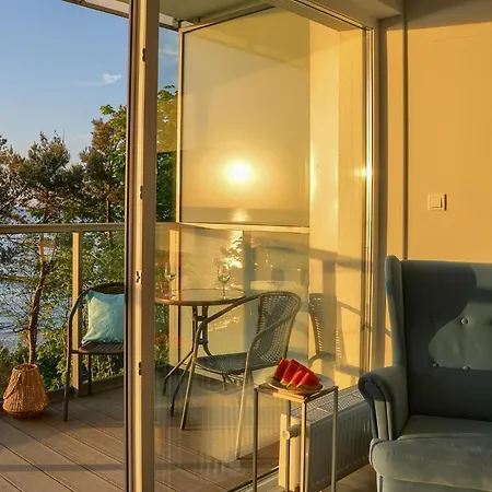 Apartment Okrzei Z Bezposrednim Widokiem Na Morze- Nadmorski Luksus *