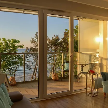 Apartment Okrzei Z Bezposrednim Widokiem Na Morze- Nadmorski Luksus