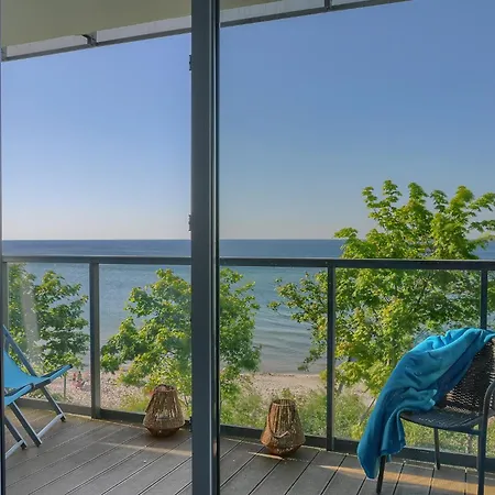 Apartment Okrzei Z Bezposrednim Widokiem Na Morze- Nadmorski Luksus *