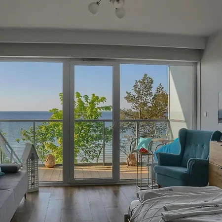 Apartment Okrzei Z Bezposrednim Widokiem Na Morze- Nadmorski Luksus