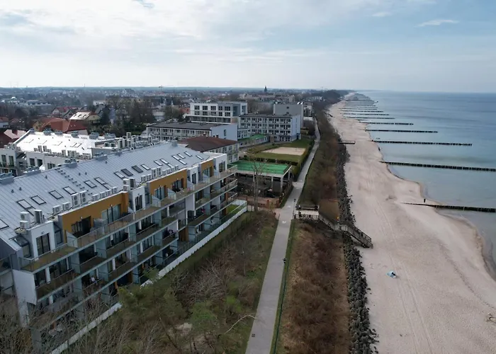 Apartment Okrzei Z Bezposrednim Widokiem Na Morze- Nadmorski Luksus Ustronie Morskie