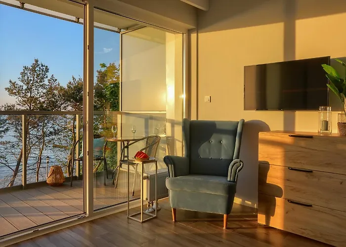 Okrzei Z Bezposrednim Widokiem Na Morze- Nadmorski Luksus Apartment