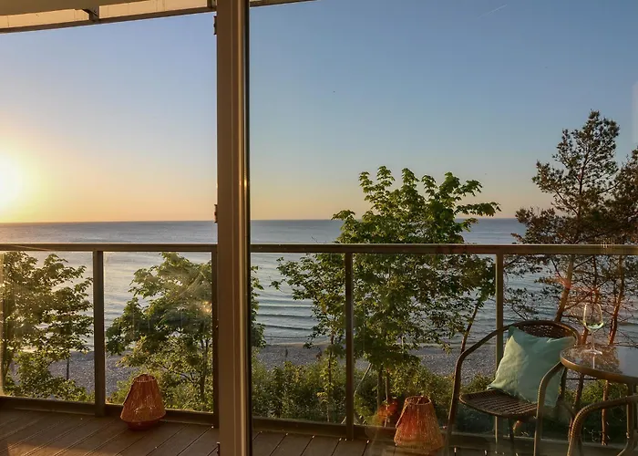 Apartment Okrzei Z Bezposrednim Widokiem Na Morze- Nadmorski Luksus