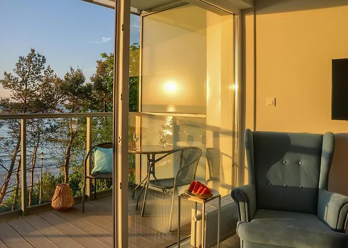 Apartment Okrzei Z Bezposrednim Widokiem Na Morze- Nadmorski Luksus *