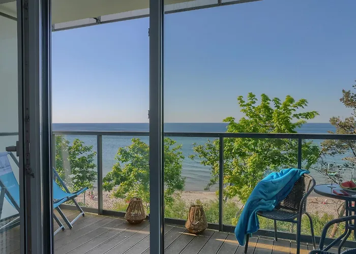 Apartment Okrzei Z Bezposrednim Widokiem Na Morze- Nadmorski Luksus *